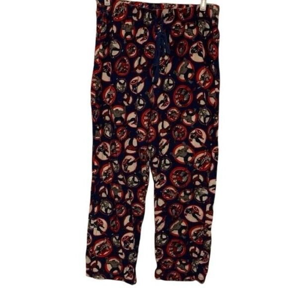 MARVEL AVENGERS SIZE LARGE DISNEY STORE PAJAMA PANTS - Picture 1 of 4